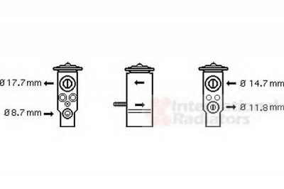 VAN WEZEL 43001332 -  Расширительный клапан, кондиционер